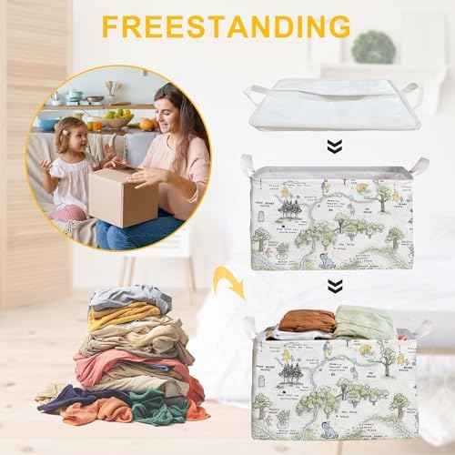 Winnie Nursery Baby Stuff, Winnie Storage Basket, Winnie Nursery Storage Baske - Image 4