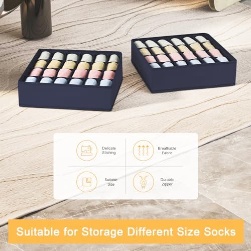 joyoldelf Sock Organizer Drawer Organizer - Image 3