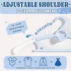 Baby Clothes Hangers 20 Pack, Plastic Kids Hangers Space Saving - Image 3