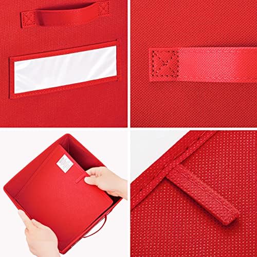 11 Inch Storage Cube, Storage bin, cube storage Foldable Fabric Cube Storage - Image 3