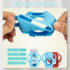 Silicone Sleeves with Handles for Mam Glass Baby Bottles 9oz, Anti Breakage - Image 7