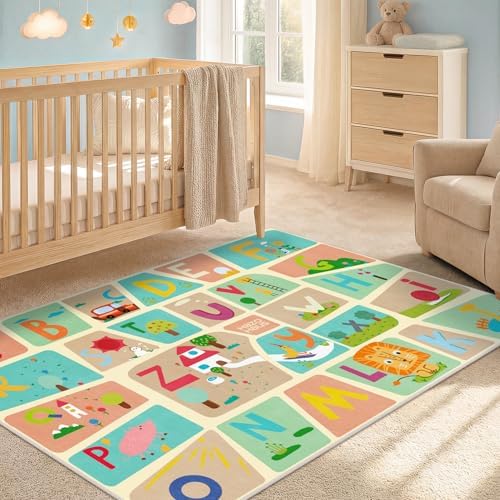 Hazo Haus 3x5 Alphabet Rug for Kids - Image 6