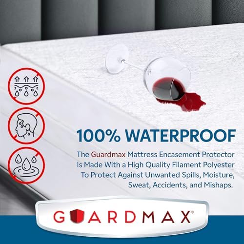 Guardmax RV Mattress Encasement Zippered, 100% Waterproof Mattress Protector - Image 4