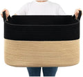 Goodpick Large Woven Blanket Basket by Goodpick