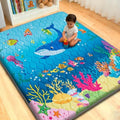 RONGFA Baby Play Mat for Floor, Playpen Mat for Toddlers Infant Kids, Machine by RONGFA