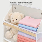 5 Tiers Natural Bamboo Over Door Organizer - Image 5