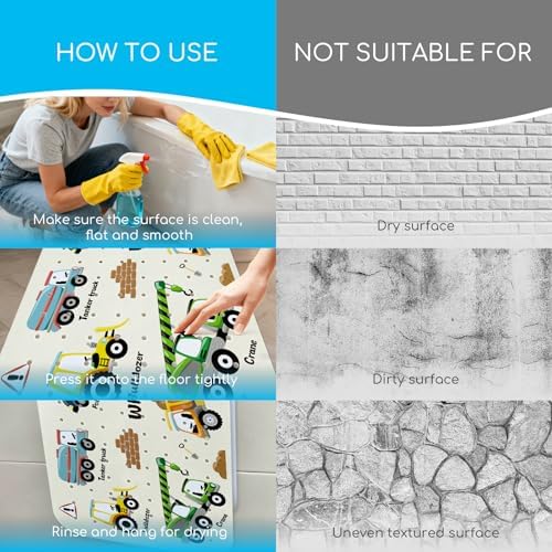 Baby Bath Mat for Tub, Non Slip Kids Bath Shower Mat - Image 6