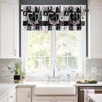 Sports Valance Curtains Boys Teens Baseball Ball Game Patchwork Print Window - Image 6