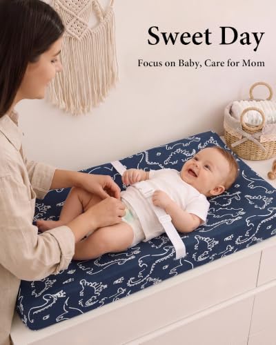 Yoofoss 2-Pack Diaper Changing Pad Cover - Image 6