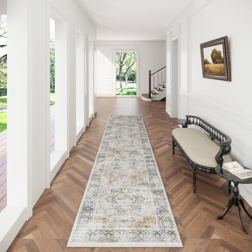 Washable Kitchen Rug Non Slip: 2'x 10' Long Floor Carpet Hallway Runner Rug by palohom