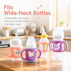 Silicone Bottle Handles for Wide-Neck Glass & Plastic Bottles, Transitional - Image 3