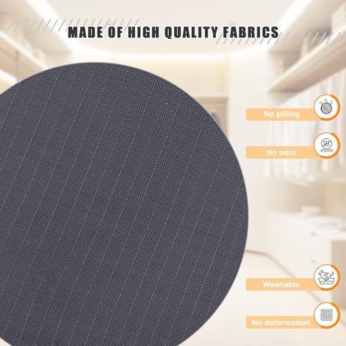 Hanging Closet Organizer 4-Shelf, Oxford Fabric Wardrobe Storage, Dark Grey - Image 4