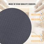 Hanging Closet Organizer 4-Shelf, Oxford Fabric Wardrobe Storage, Dark Grey - Image 4