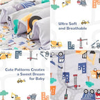 lasoftan Construction Toddler Bedding Set - Image 2