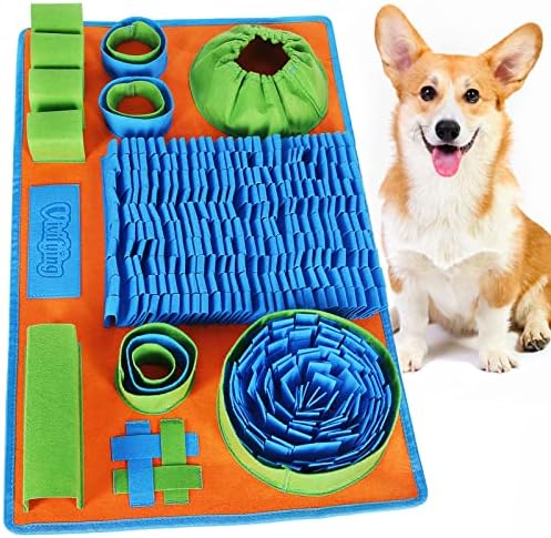 Vivifying Snuffle Mat for Dogs, Interactive Dog Puzzle Toy for Boredom and by Vivifying