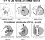 Baby Bottle Holder Hands Free, Hands Free Bottle Holder - Image 6