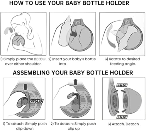 Baby Bottle Holder Hands Free, Hands Free Bottle Holder - Image 6