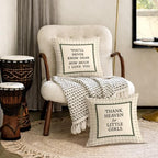 Boho Neutral Girl Nursery Pillow Covers 18x18, Baby Girl Nursery Decor - Image 4