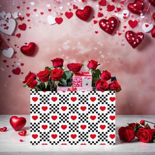 Valentine's Day Basket for Gifts Empty Cute Heart Large Gift Basket Decorative - Image 7