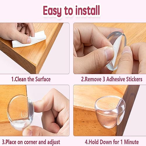 8 Pack Corner Protector Baby, Table Corners, Round Corner Guards - Image 6