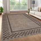 GarveeHome Washable Area Rugs 8x10 Non Slip Soft Large Living Room Rug by GarveeHome