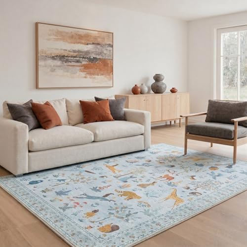 BESBLEE 2X3 Washable Area Rug for Entrance, Animal Doormat Non Slip - Image 7