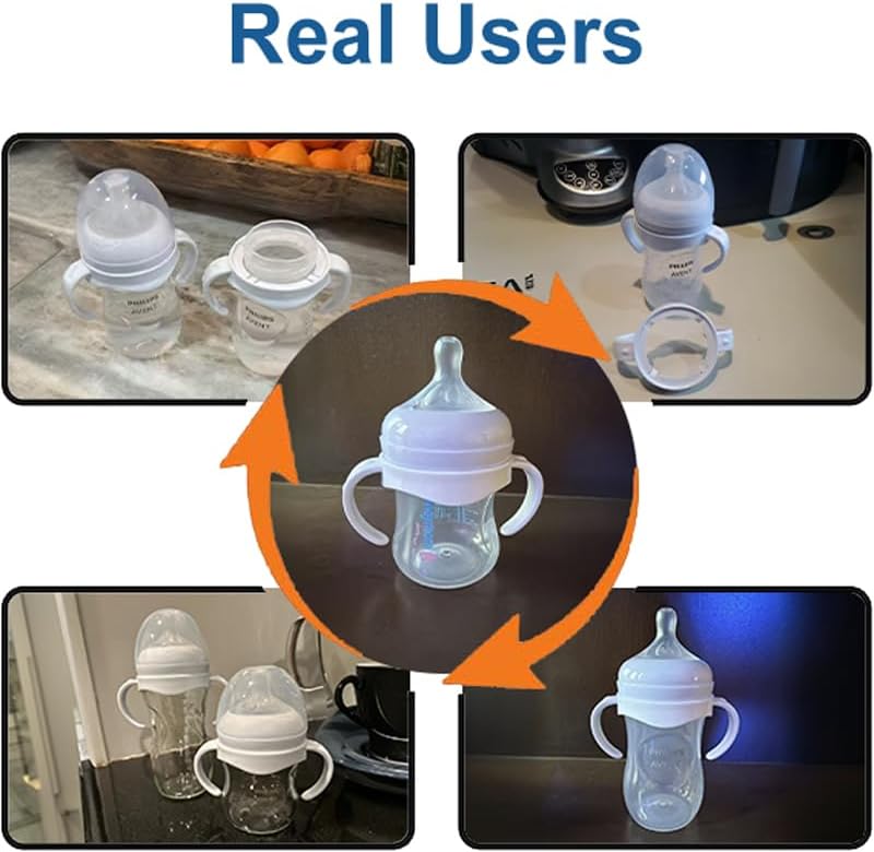 4 Pack Compatible Baby Bottle Handles - Image 5