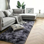 Dark Grey Fluffy Shag Rug 2x6 - Image 2