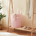 Baby Laundry Basket Nursery Hamper - Image 2