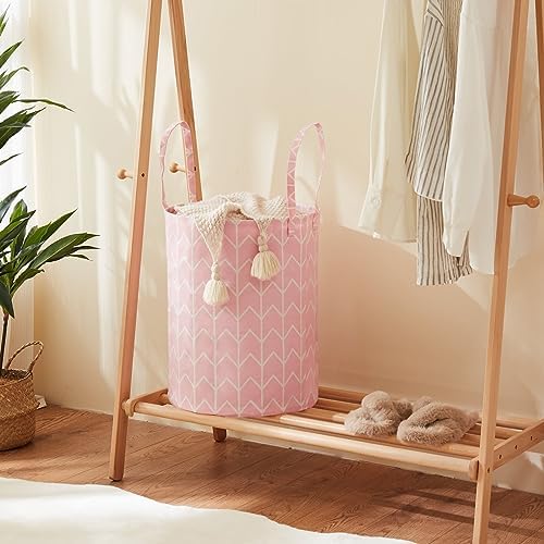 Baby Laundry Basket Nursery Hamper - Image 2