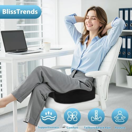 BlissTrends Thick Seat Cushion for Office Chair & Car Seat - Image 4