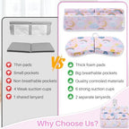 Bath Kneeler and Elbow Rest Pad Set, 1.6'' Thick, Quickly Dry, Bathtub Kneeler - Image 4