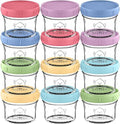 KeaBabies 12pk 4oz Glass Baby Food Containers by KeaBabies