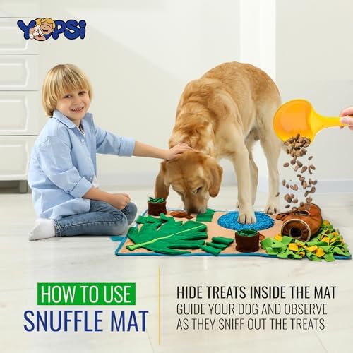 Snuffle Mat for Dogs Large Breed 39.4''x23.6''- Interactive Dog Toys for Boredom - Image 5