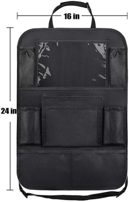 Car Backseat Organizer, 9 Storage Pockets Car Seat Organizer - Image 5