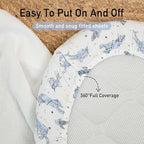 Gllquen Baby Muslin Bassinet Sheets 3pk, Soft Cotton Baby Sheet Boy 33x17 - Image 6