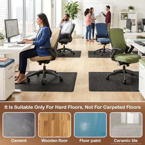 Office Chair Mat for Hardwood Floor, Heavy Duty Textilene Floor Protector for - Image 5