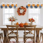 Vandarllin Fall Thanksgiving Kitchen Curtains Valances - Image 3