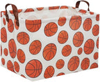 Rectangular Basketball Basket Kids Gift Basket Baby Toy Storage Bin Organizer by HIYAGON