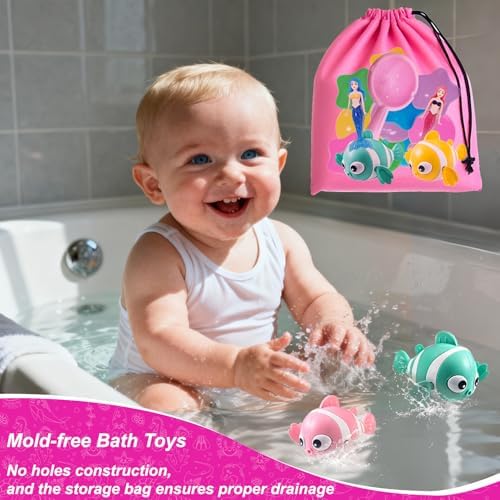 20-Piece Mermaid Baby Bath Toys - Image 2