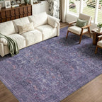 JOLLYVOGUE 6x9 Area Rugs for Living Room, Vintage Washable Rug by JOLLYVOGUE