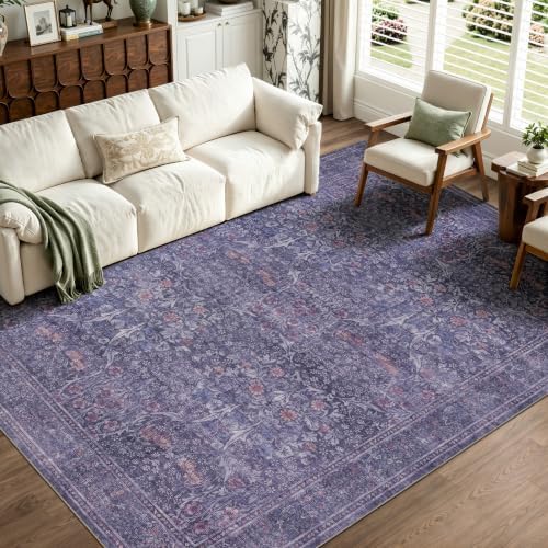 JOLLYVOGUE 6x9 Area Rugs for Living Room, Vintage Washable Rug by JOLLYVOGUE