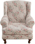 CRFATOP Wingback Chair Covers Wing Armchair Slipcovers by CRFATOP