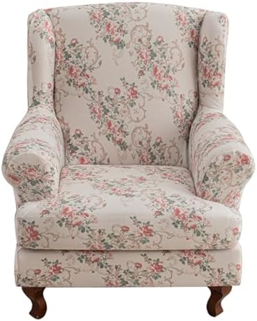 CRFATOP Wingback Chair Covers Wing Armchair Slipcovers by CRFATOP