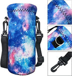 AUPET Water Bottle Bag Carrier, 24oz/32oz Insulated Neoprene bottle Sling - Image 3