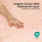 2 Pack and Play Sheets Waterproof Mini Crib Sheet Fitted 38x26 - Image 2