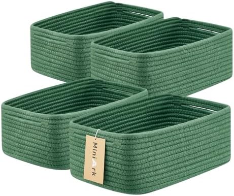 MiniArk Small Storage Baskets for Organizing | Closet Organizer Bins | Shelf by MiniArkStorageBasketsHome