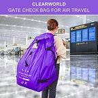 Clearworld Foldable Car Seat Travel Bag, Gate Check Backpack - Image 2