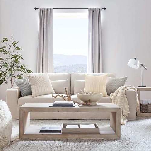 Topfinel 4 Packs Neutral Decorative Throw Pillows Covers 24x24 Inch - Image 6