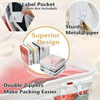 6 Pack Clear Clothes Storage Bags - Image 3